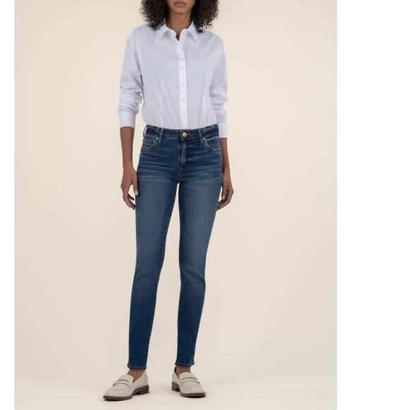 Kut From the Kloth Catherine Boyfriend Mid Rise Jeans US Women's 8 - Picture 1 of 6